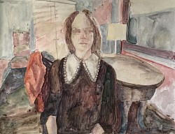 Raum, 2025, Aquarell auf Papier, 40 x 30 cm